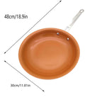 12 Inch Non-Stick Copper Frying Pan with Ceramic Coating