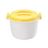 Microwave Rice Cooker, Microwavable Food Container, Yellow - Flavour Fushion Cooking Shop