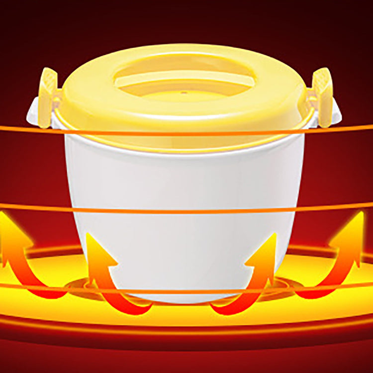 Microwave Rice Cooker, Microwavable Food Container, Yellow - Flavour Fushion Cooking Shop