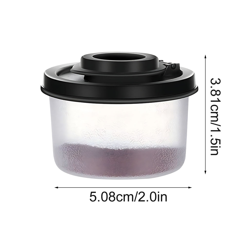 Mini Portable Seasoning Containers Set Salt Pepper Shakers for Camping Picnic Travel Lunch Box Kitchen Utensils Reusable Plastic Spice Jars with Screw Caps,Clear