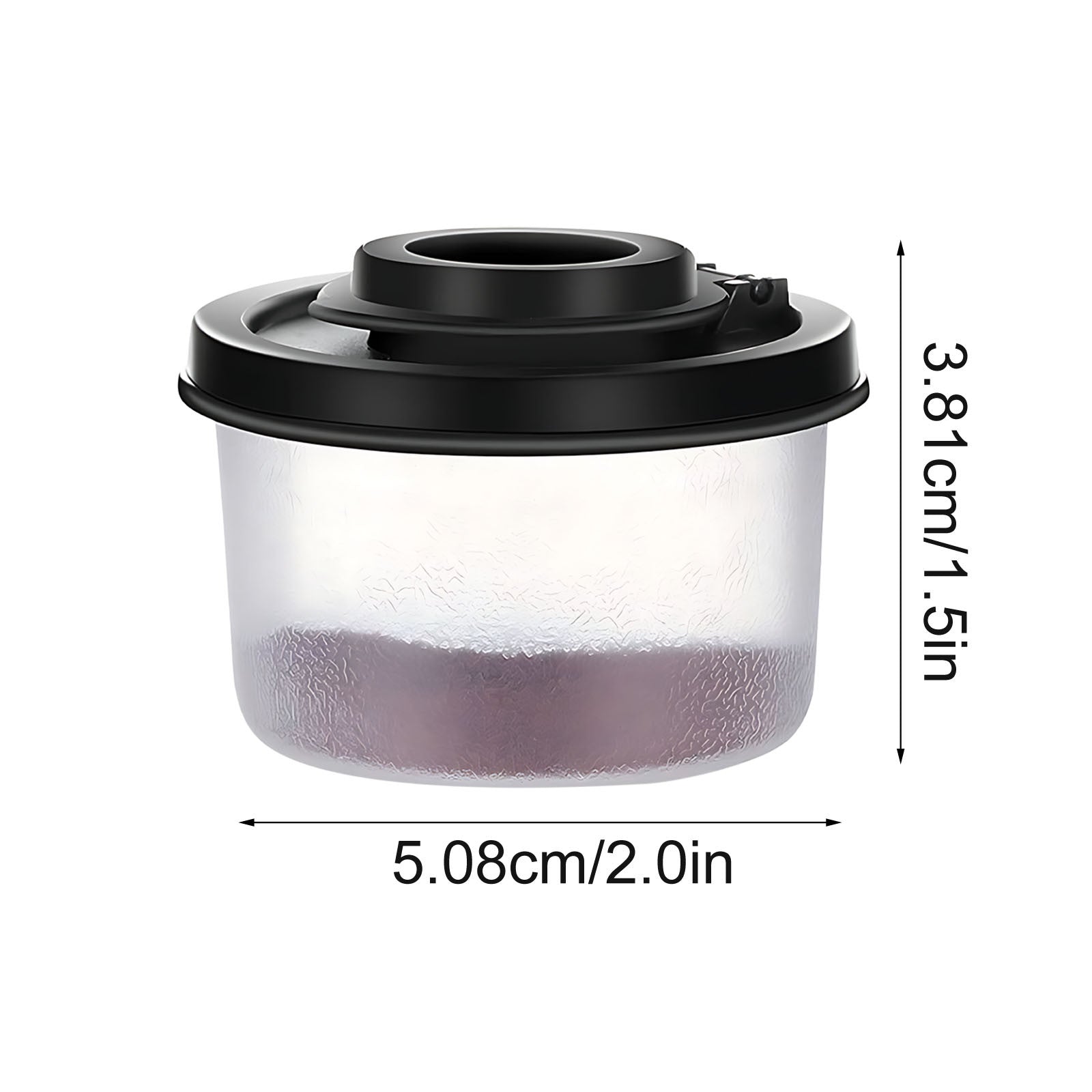 Mini Portable Seasoning Containers Set Salt Pepper Shakers for Camping Picnic Travel Lunch Box Kitchen Utensils Reusable Plastic Spice Jars with Screw Caps,Clear