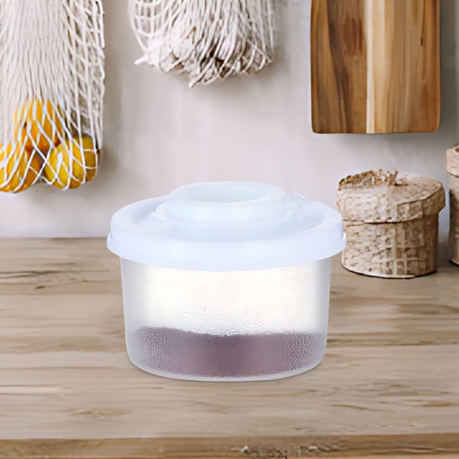 Mini Portable Seasoning Containers Set Salt Pepper Shakers for Camping Picnic Travel Lunch Box Kitchen Utensils Reusable Plastic Spice Jars with Screw Caps,White