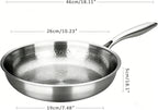 Titanium Pan,100% Non-toxic Titanium Pan,Non Stick Chemical-Free,Extreme