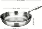 Titanium Pan,100% Non-toxic Titanium Pan,Non Stick Chemical-Free,Extreme