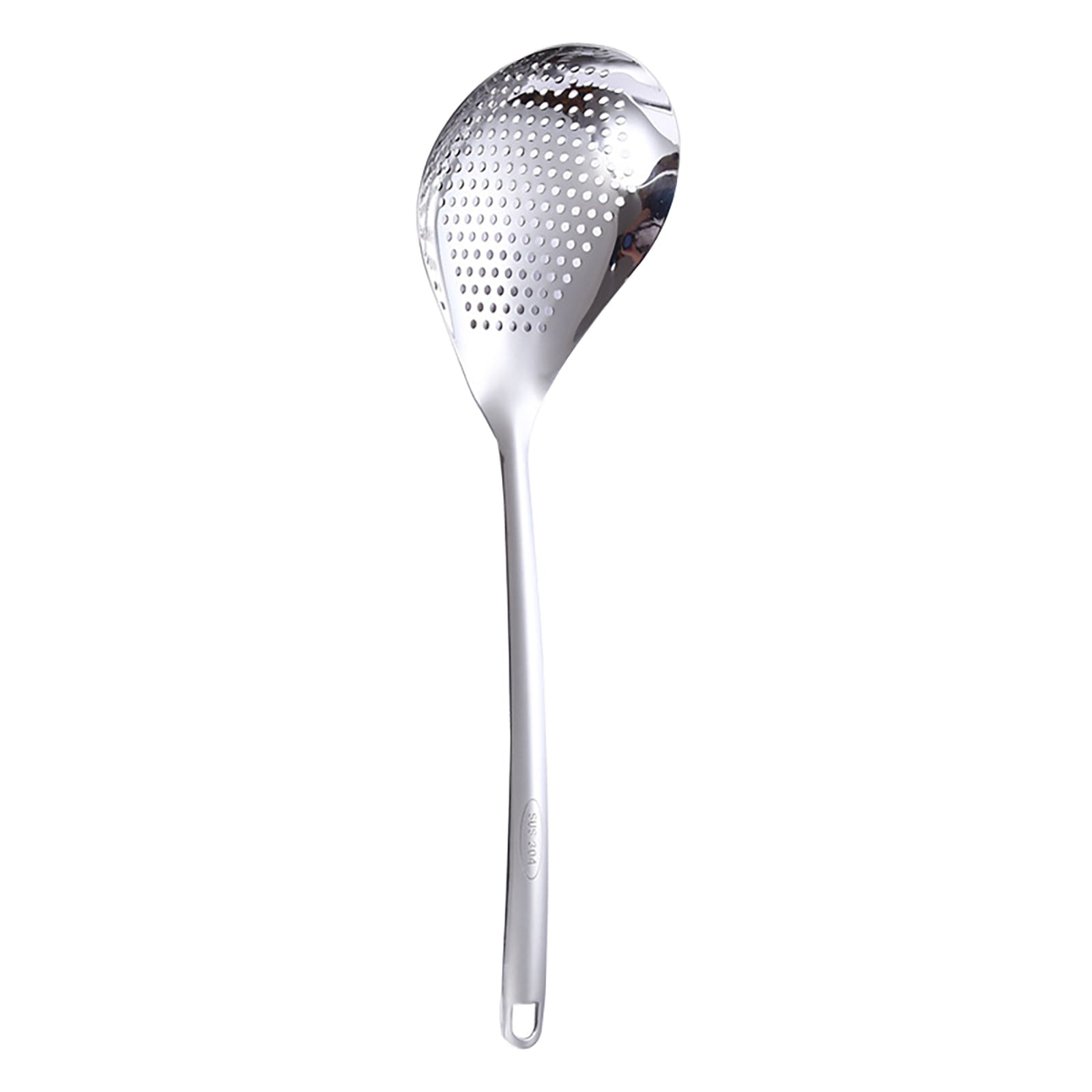 3 Pcs Skimmer Slotted Cooking Spoon,Kitchen Stainless Steel Slotted Spoon,13.97 Inch Skimmer Frying Spoon For Draining & Serving,Spoon With Holes,Slotted Spoons For Cooking,Kitchen Utensil,Silver
