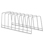 1 Pcs Lid Organizer,Pot Lid Organizer,Metal Pot Lid Holder,8-Tier Pot Lid Rack for Bakeware Dish Plate