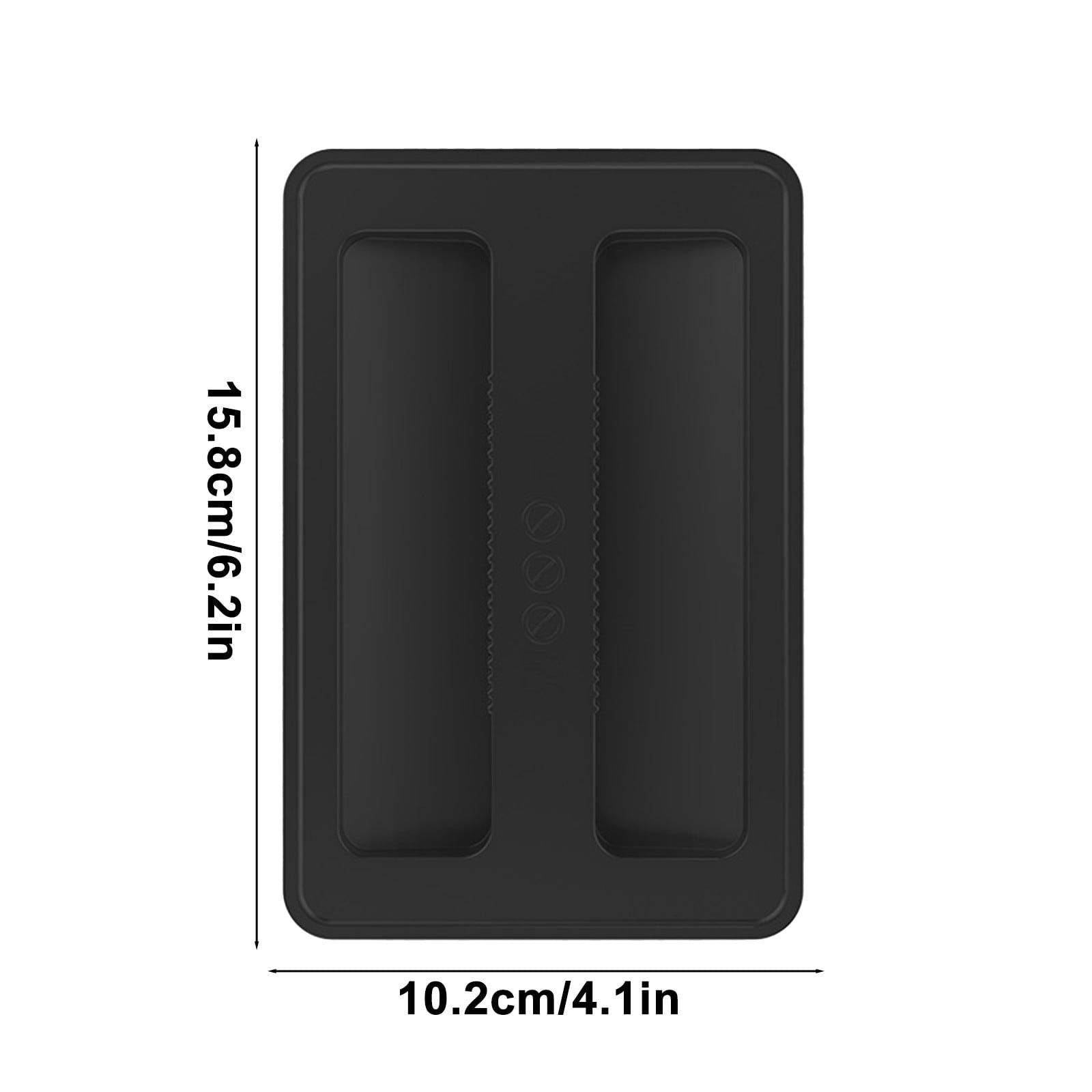 CCMAOLU Silicone Toaster Cover 2 Slice Wide Slot,Reusable Heat Resistance Bread Machine Topper Cover,Dirt Proof Sandwich Accessories That Fit Most Toasters,Simple Design Easy to Clean & Wipe Black