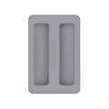 CCMAOLU Silicone Toaster Cover 2 Slice Wide Slot,Reusable Heat Resistance Bread Machine Topper Cover,Dirt Proof Sandwich Accessories That Fit Most Toasters,Simple Design Easy to Clean & Wipe Gray