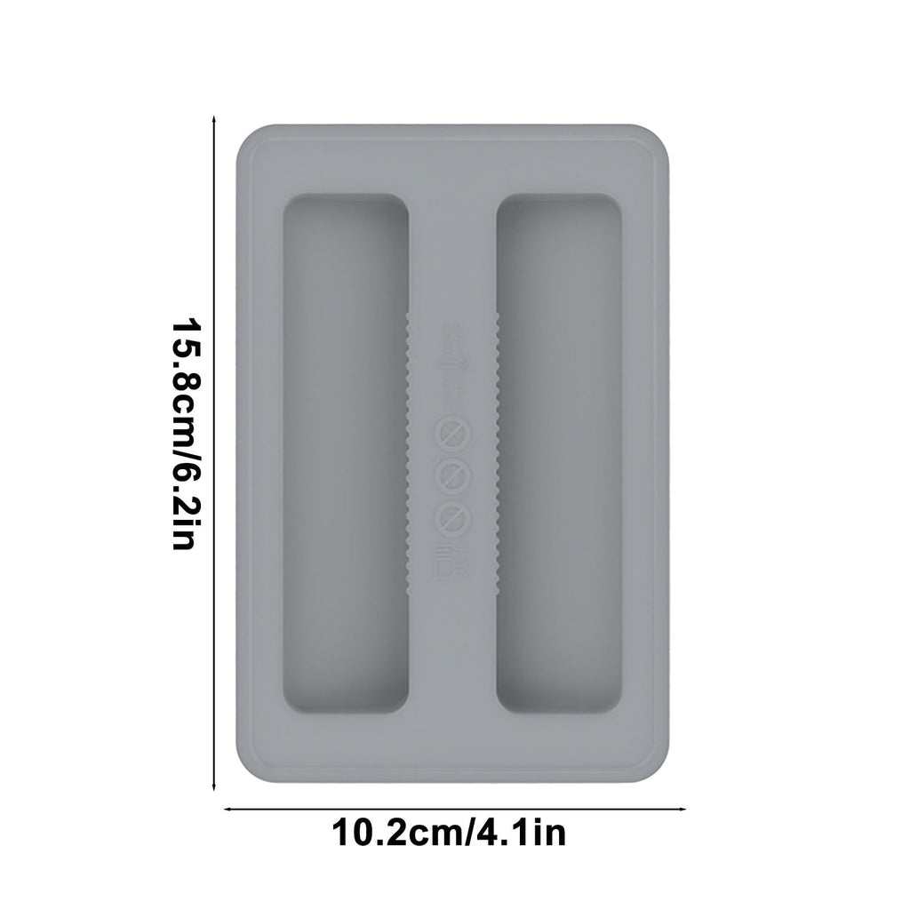 CCMAOLU Silicone Toaster Cover 2 Slice Wide Slot,Reusable Heat Resistance Bread Machine Topper Cover,Dirt Proof Sandwich Accessories That Fit Most Toasters,Simple Design Easy to Clean & Wipe Gray