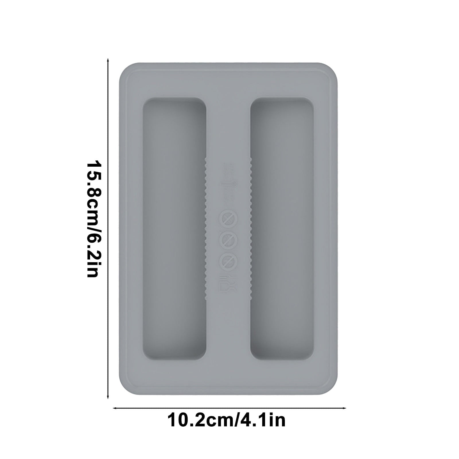 CCMAOLU Silicone Toaster Cover 2 Slice Wide Slot,Reusable Heat Resistance Bread Machine Topper Cover,Dirt Proof Sandwich Accessories That Fit Most Toasters,Simple Design Easy to Clean & Wipe Gray