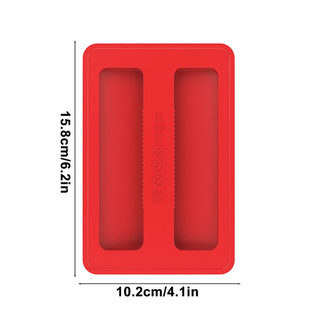 CCMAOLU Silicone Toaster Cover 2 Slice Wide Slot,Reusable Heat Resistance Bread Machine Topper Cover,Dirt Proof Sandwich Accessories That Fit Most Toasters,Simple Design Easy to Clean & Wipe Red