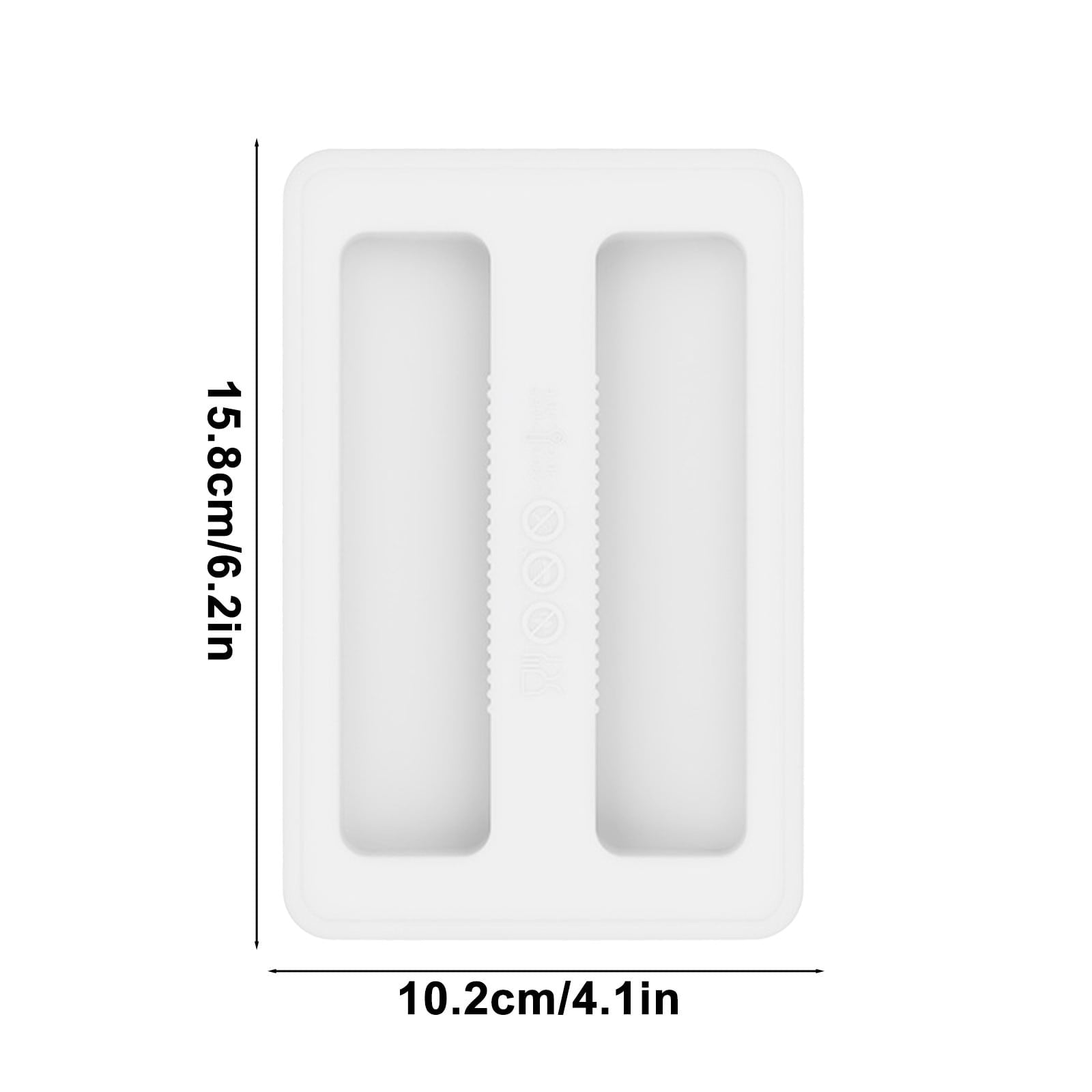 CCMAOLU Silicone Toaster Cover 2 Slice Wide Slot,Reusable Heat Resistance Bread Machine Topper Cover,Dirt Proof Sandwich Accessories That Fit Most Toasters,Simple Design Easy to Clean & Wipe White