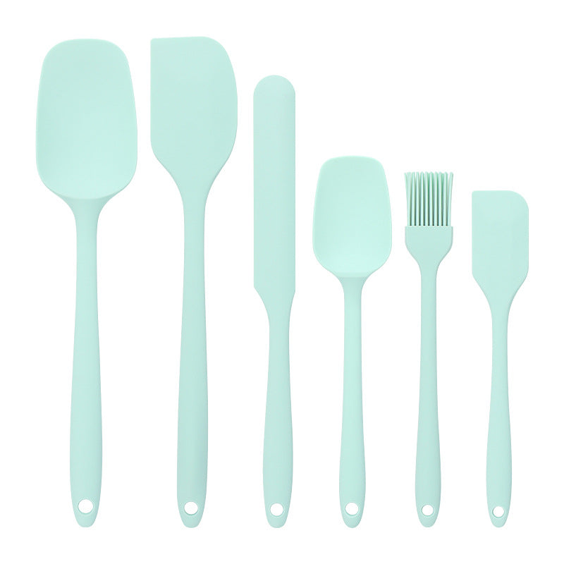 Baking - Silicone Spatulas - Set of 6 Silicone Spatulas, Heat Resistant - Flavour Fushion Cooking Shop