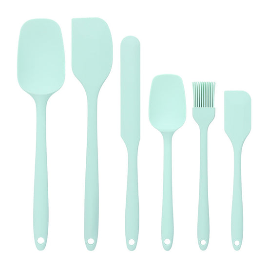 Baking - Silicone Spatulas - Set of 6 Silicone Spatulas, Heat Resistant - Flavour Fushion Cooking Shop