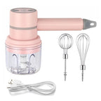 Blender Whisk - 2 in 1 Cordless Electric Blender, Portable Multifunctional Food Processor