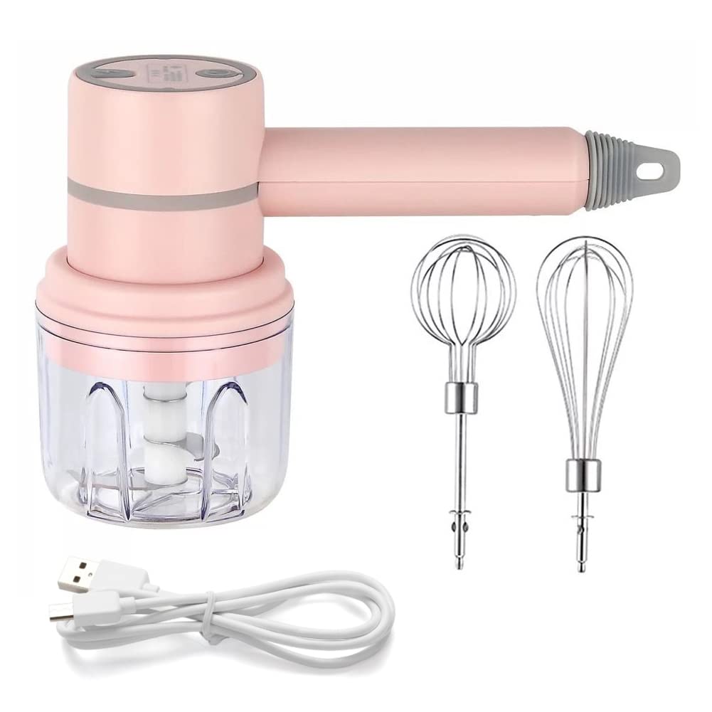 Blender Whisk - 2 in 1 Cordless Electric Blender, Portable Multifunctional Food Processor - Flavour Fushion Cooking Shop