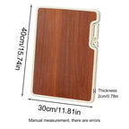 Double-sided cutting board - Serving board - Drinks board Brown - 1