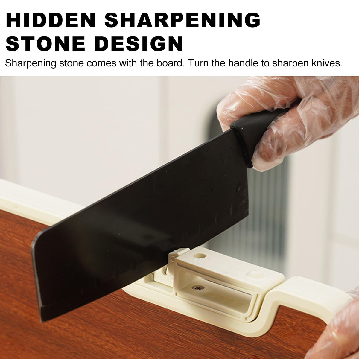 Double-sided cutting board - Serving board - Drinks board Brown - 1 - Flavour Fushion Cooking Shop