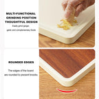 Double-sided cutting board - Serving board - Drinks board Brown - 1