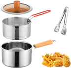 Deep fryer - Deep fryer - Saucepan - Cooking pot - Frying basket - Doughnut pan Electric