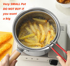 Deep fryer - Deep fryer - Saucepan - Cooking pot - Frying basket - Doughnut pan Electric