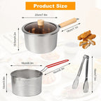 Deep fryer - Deep fryer - Saucepan - Cooking pot - Frying basket - Doughnut pan Electric