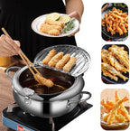 Deep Fryer - Tempura Pan - 24 cm - Perfect for Family Meals