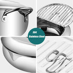Deep Fryer - Tempura Pan - 24 cm - Perfect for Family Meals