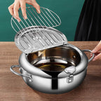 Deep Fryer - Tempura Pan - 24 cm - Perfect for Family Meals