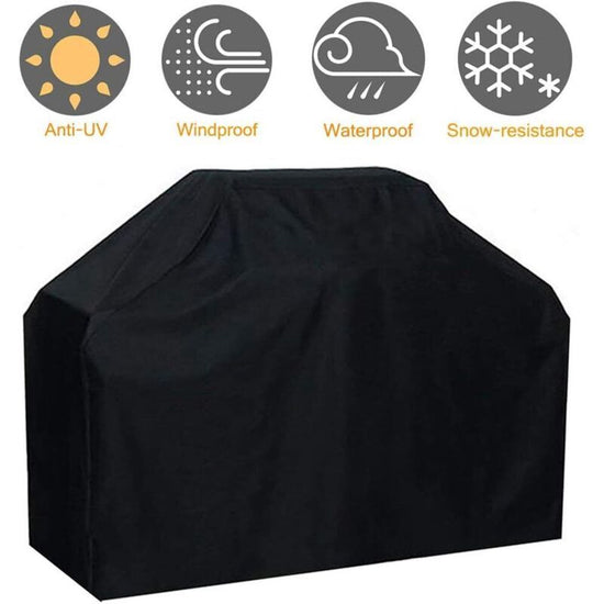 BBQ Cover Waterproof Windproof Fade Resistant Oxford 145 x 61 x 117 cm - Flavour Fushion Cooking Shop