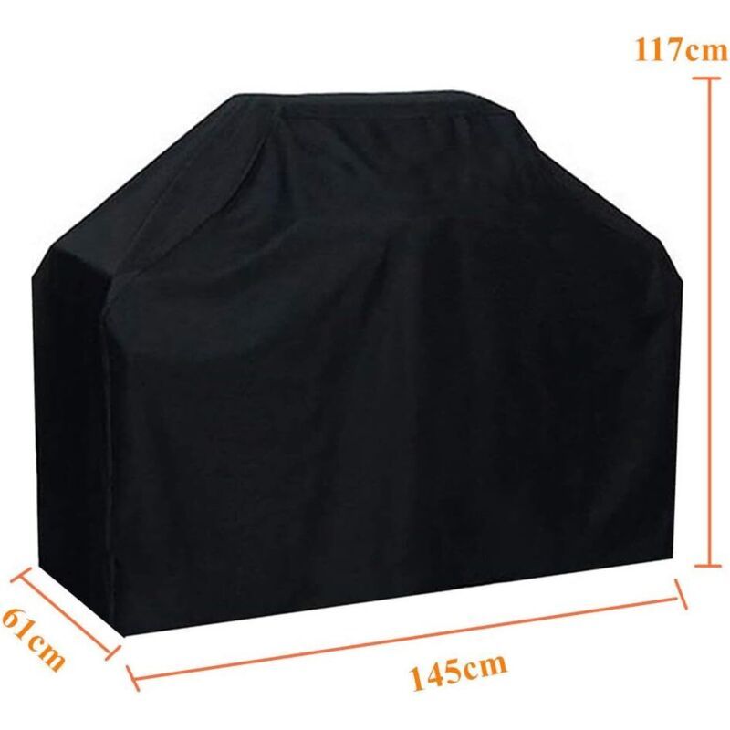 BBQ Cover Waterproof Windproof Fade Resistant Oxford 145 x 61 x 117 cm - Flavour Fushion Cooking Shop
