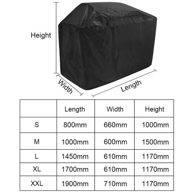 Barbecue Cover Waterproof Dustproof UV Resistant Oxford Fabric, 80 x 66 x 100 cm - Flavour Fushion Cooking Shop