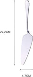 Cake Peel | Pizza Peel | Cake Cutter | Pizza Cutter | With Serrated Edge | Stainless Steel | Bronze - Flavour Fushion Cooking Shop