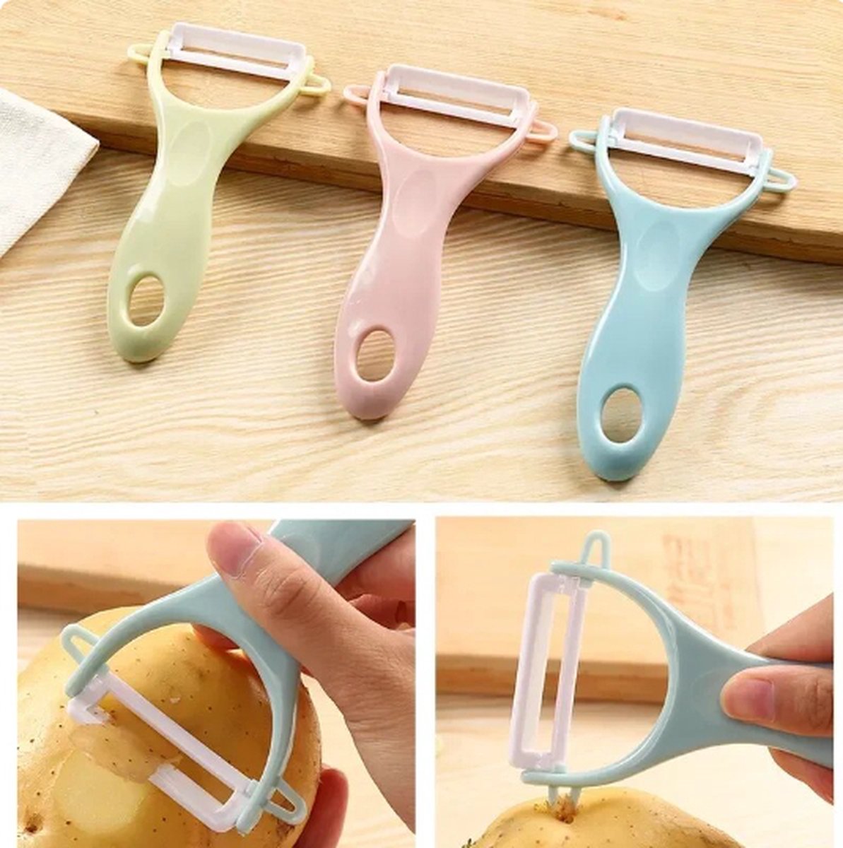 Peeler | Paring Knife | Potato Peeler | Vegetable Peeler | Blue - Flavour Fushion Cooking Shop