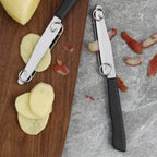 Quick Slicing Knife, Magic Fruit Vegetable Peeler Peeling Slicing Knife, Multifunctional Stainless Steel