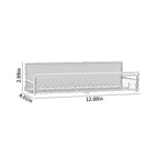Magnetic Spice Rack for Refrigerator, Metal Strong Magnet Shelf