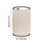 Darzheoy Whetstones Buckwheat Cutting Boards for Kitchen Dishwasher Safe Doubles Sided Beige
