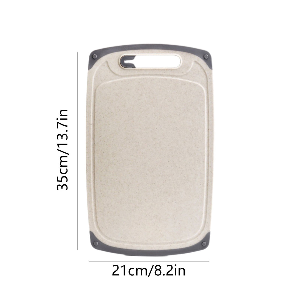 Darzheoy Whetstones Buckwheat Cutting Boards for Kitchen Dishwasher Safe Doubles Sided Beige - Flavour Fushion Cooking Shop