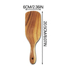 Kdkad Large Wooden Spoon, Wooden Spoon for Cooking, Large Wood Scoop Utensil