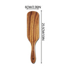 Kdkad Large Wooden Spoon, Wooden Spoon for Cooking, Large Wood Scoop Utensil
