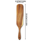 Kdkad Large Wooden Spoon, Wooden Spoon for Cooking, Large Wood Scoop Utensil