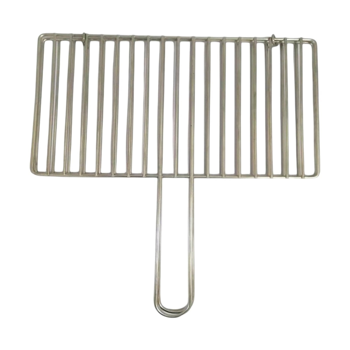 Kdkad Fish Grilling Basket,Fish Vegetables Shrimp with Handle 15×9.4 in Silver - Flavour Fushion Cooking Shop