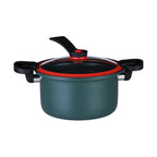 Darzheoy Nonstick Ceramic Coated Sauce Pan with Lid Green