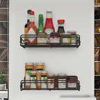 Darzheoy Magnetic Spice Rack Organizer Mesh Design for Refrigerator Oven,