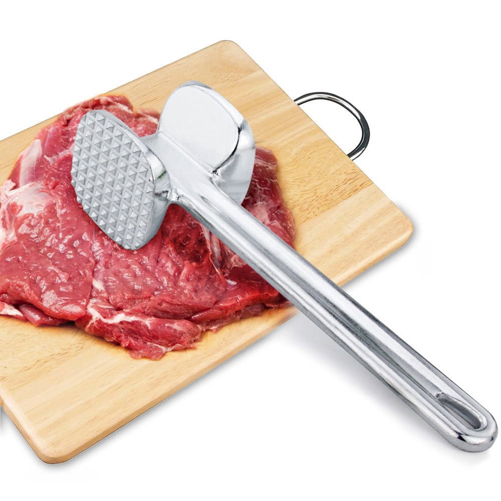 Lksixu Meat Pounder Flattener, Easy-Grip Meat Tenderizer, Stainless Steel Meat Mallet for Cooking, Meat Hammer, Chicken Tenderizer, Meat Smasher Utensil, Kitchen Mallet, Meat Masher Tool
