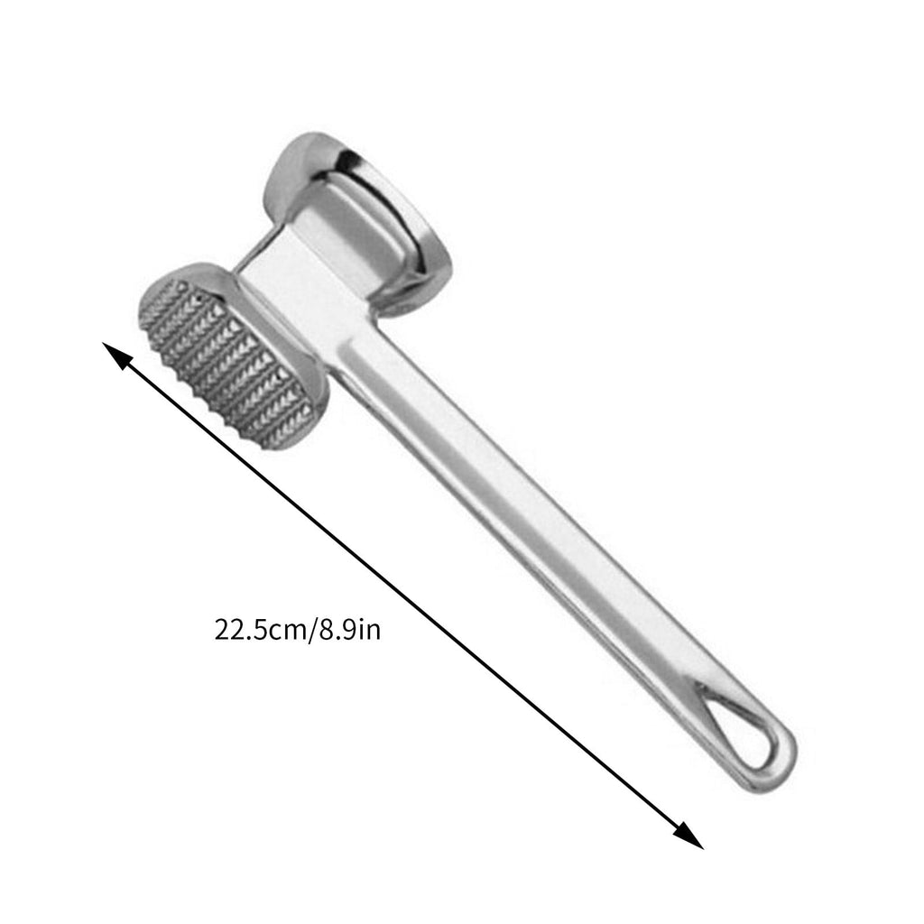 Lksixu Meat Pounder Flattener, Easy-Grip Meat Tenderizer, Stainless Steel Meat Mallet for Cooking, Meat Hammer, Chicken Tenderizer, Meat Smasher Utensil, Kitchen Mallet, Meat Masher Tool
