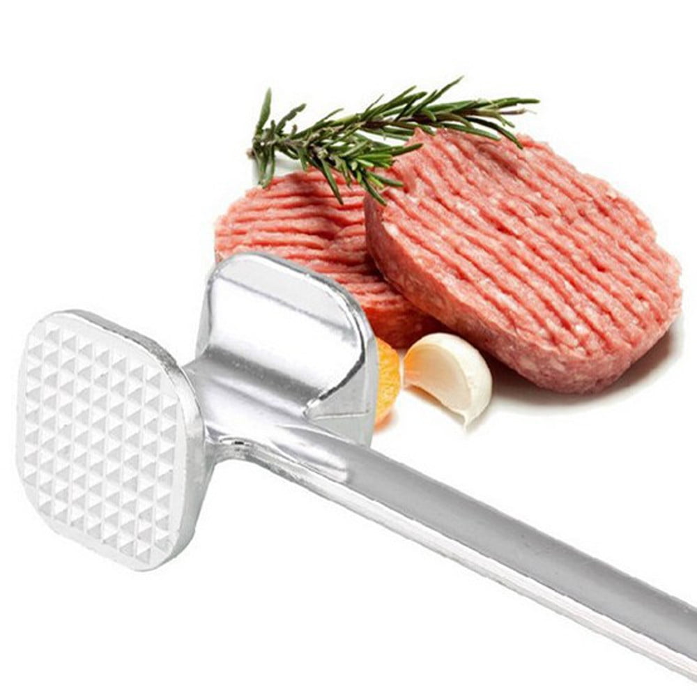 Lksixu Meat Pounder Flattener, Easy-Grip Meat Tenderizer, Stainless Steel Meat Mallet for Cooking, Meat Hammer, Chicken Tenderizer, Meat Smasher Utensil, Kitchen Mallet, Meat Masher Tool