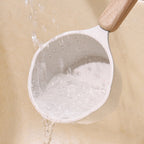 Non-Stick Saucepan with Glass Lid – White