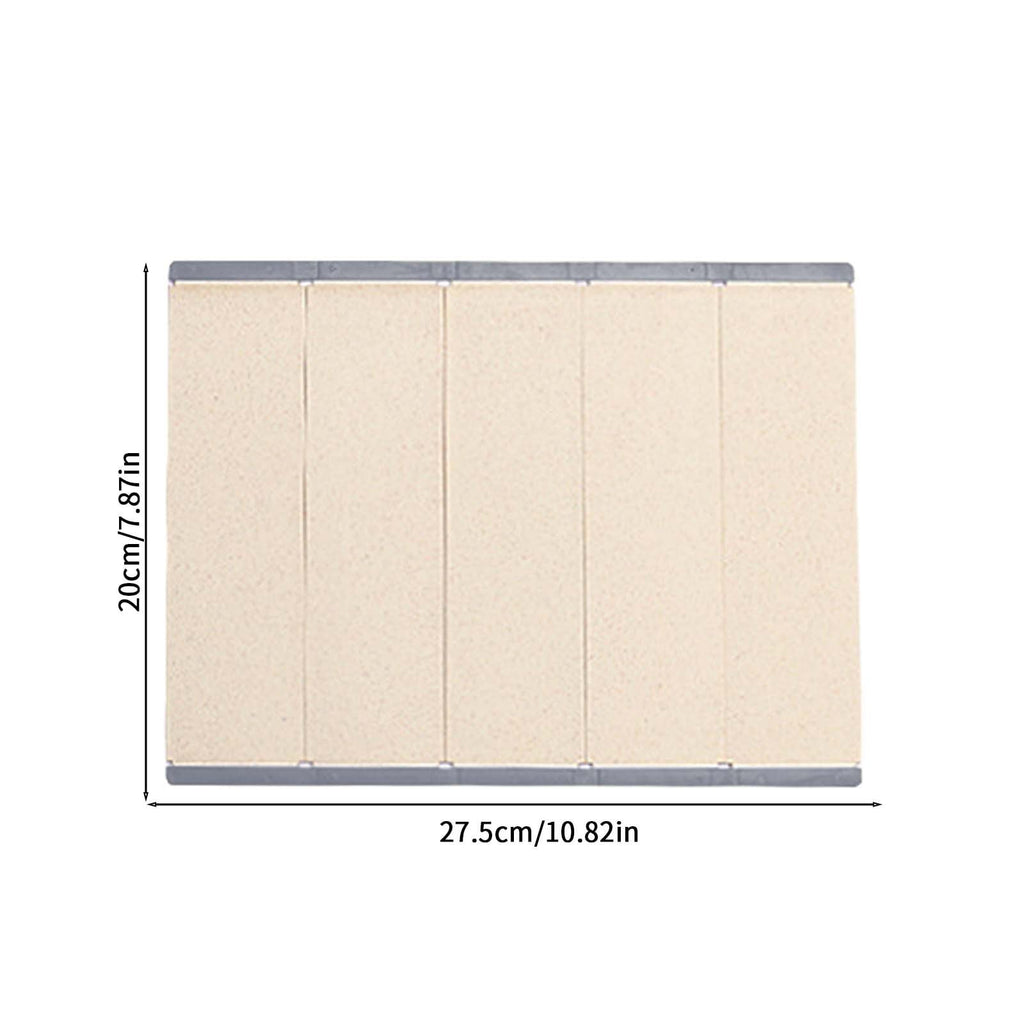Chmadoxn Plastic Cutting Boards for Kitchen Dishwasher Safe, Double-sided Design Extra Large Cutting Board for Meat , Easy Grip Handle, Non-Slip, with Grinding Area 7.87×10.8 in Gray