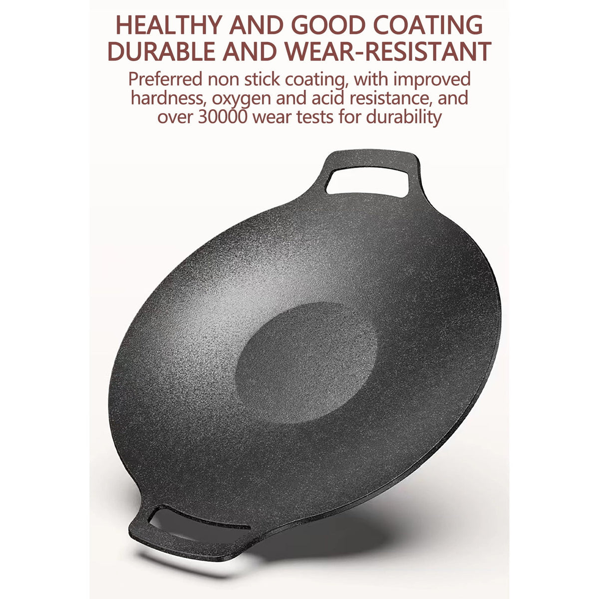 Chmadoxn Diameter 10.9 inch Universal Cast Iron Grill Pan Multifunctional Frying Pan As Show B - Flavour Fushion Cooking Shop